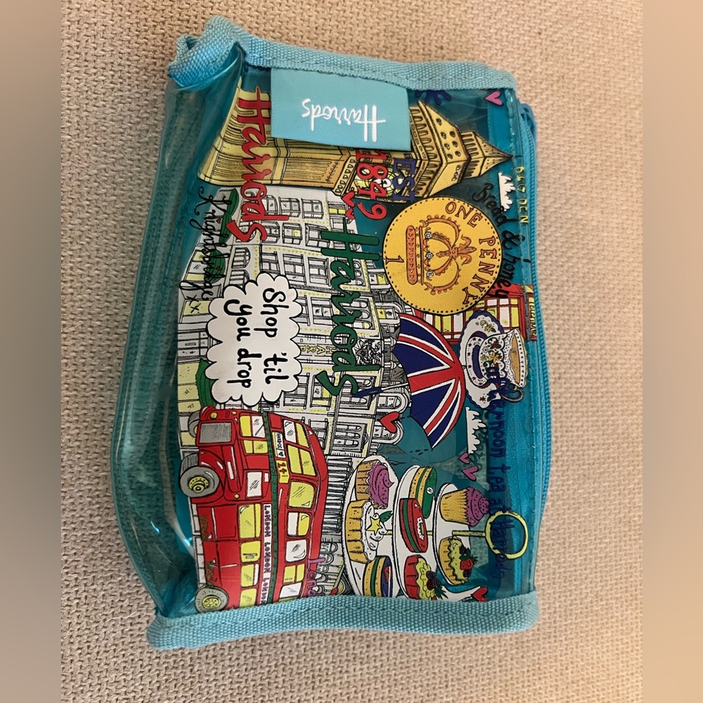 Harrods Multicolor London Icon Pouch